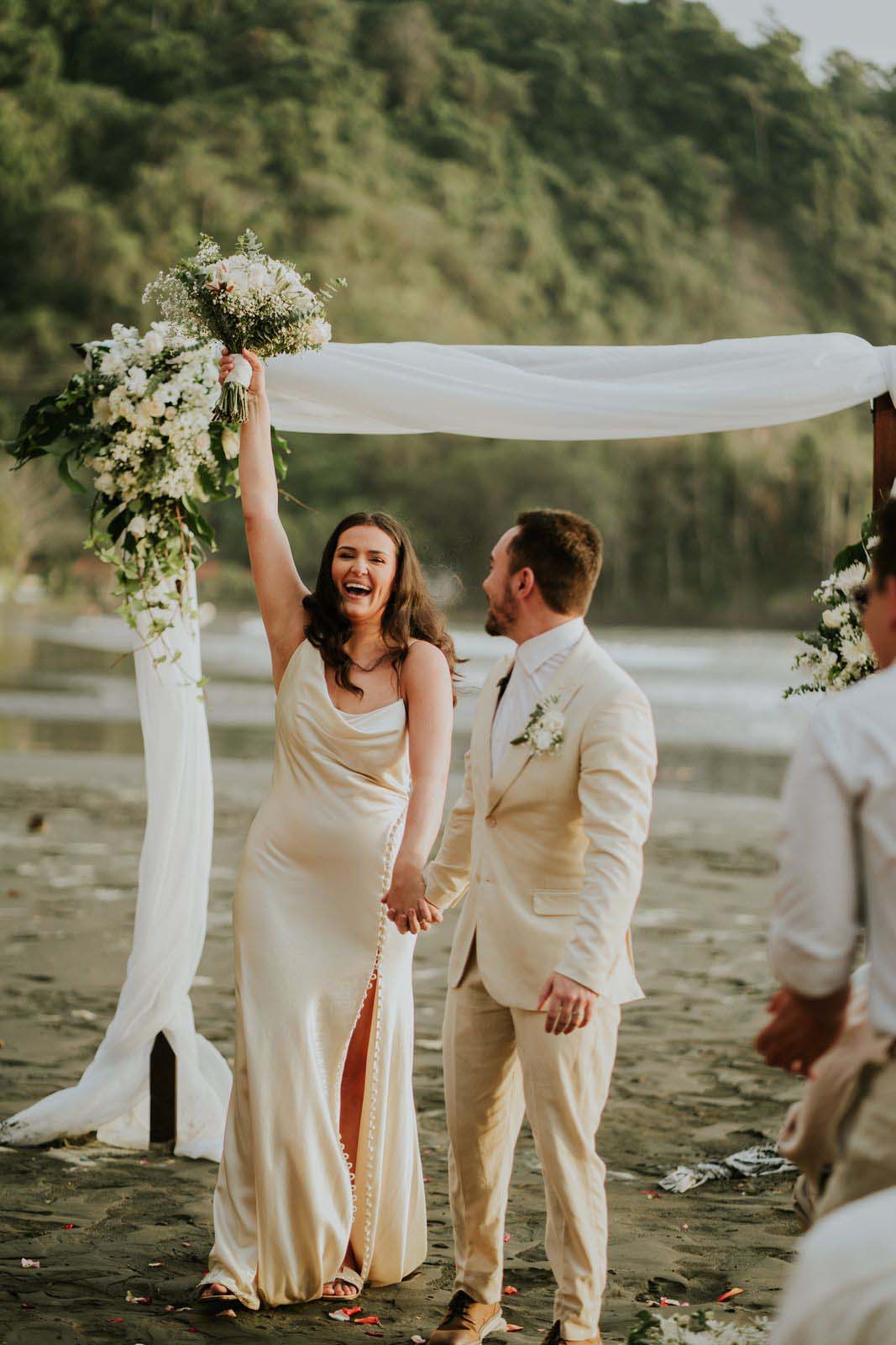 Beach wedding in Jaco Costa Rica